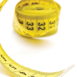 measuring tape wrapped up