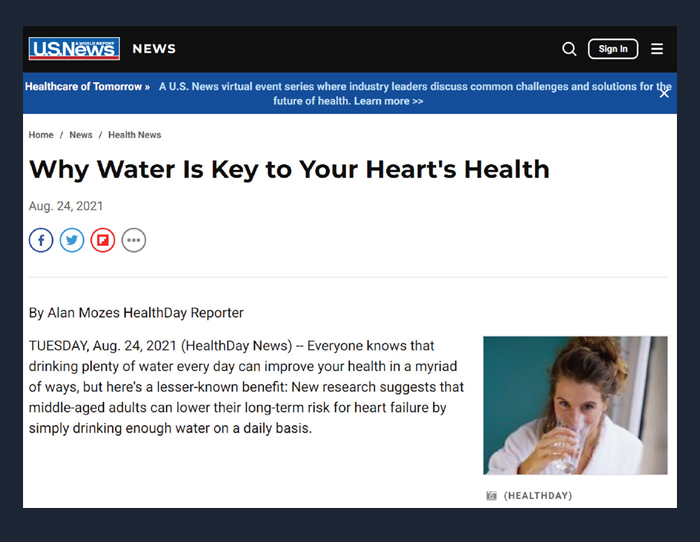 us news article on heart health