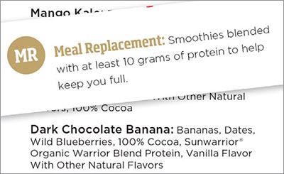 Don't count on a smoothie's protein to replace a meal.