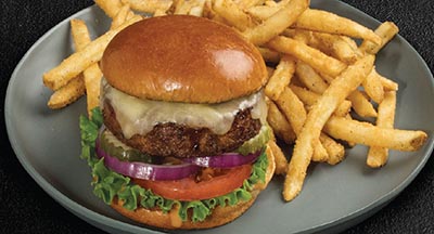 With white-flour buns, cheese, mayo, and fries, restaurant plant burgers like TGI Fridays' can top 1,000 calories.