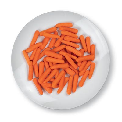 Baby carrots: 2 cups
