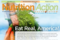 October 2011 nutrition action cover