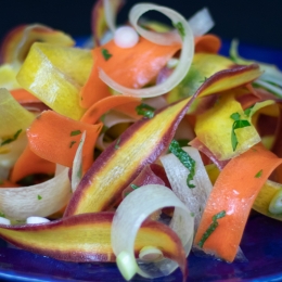 rainbow carrot salad