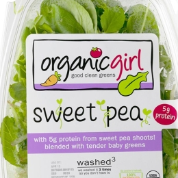 package of sweet pea greens