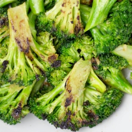 stir-fried broccoli florets