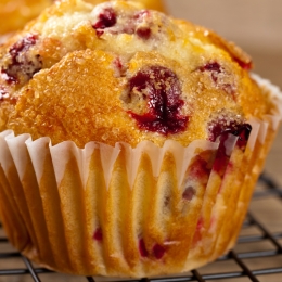 a cranberry muffin