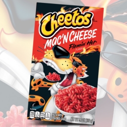 cheetos flamin Hot Mac N Cheese