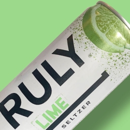 can of Truly in the lime flavor