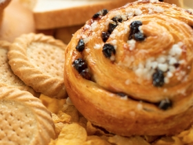 close up of cookies and pastry
