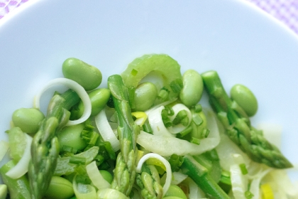 edamame and other green vegetables