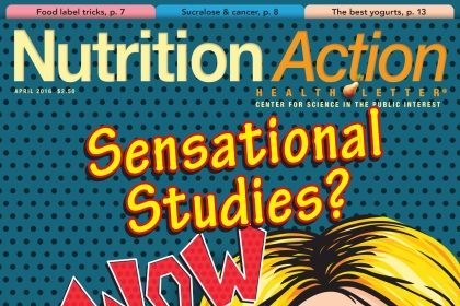 April 2016 nutrition action cover