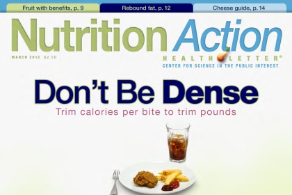 march 2012 nutrition action cover