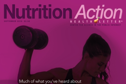 September 2018 nutrition action cover