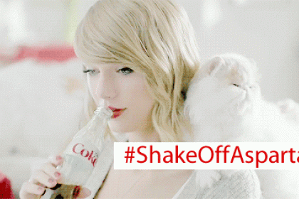 Taylor Swift Urged to "Shake Off" Aspartame
