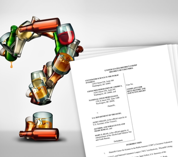 Alcohol Labeling Complaint Press Release