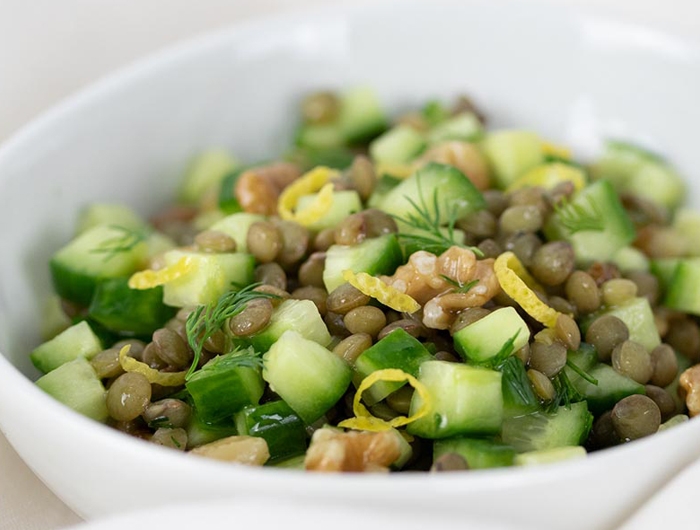 greek lentil salad