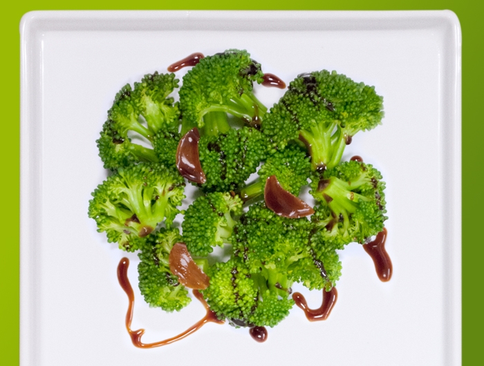 broccoli with balsamic dressing