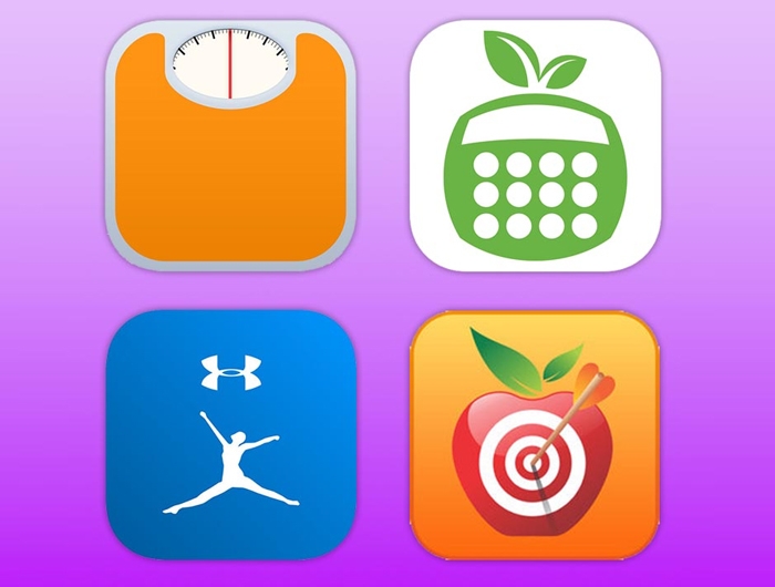 a sample of health app icons