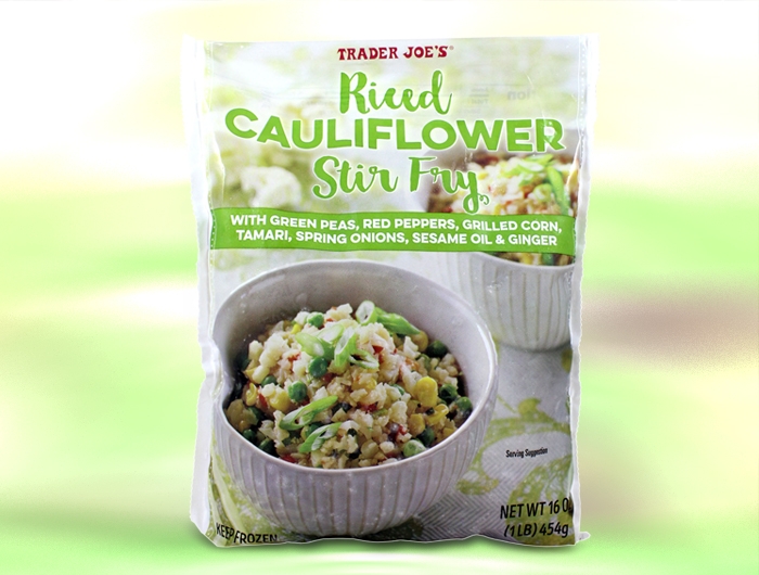 Trader Joe's riced cauliflower stir fry