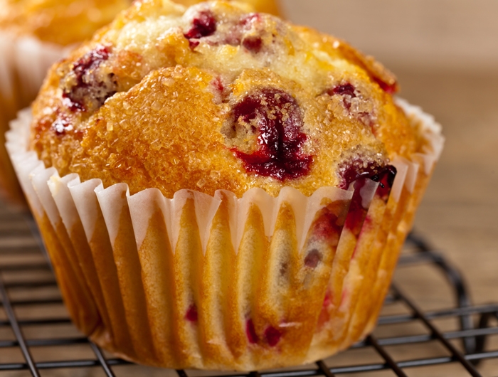 a cranberry muffin