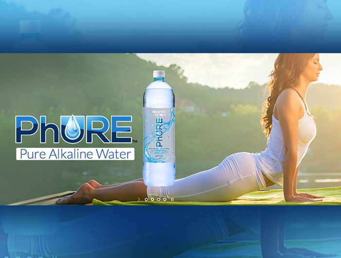 phure alkaline water ad