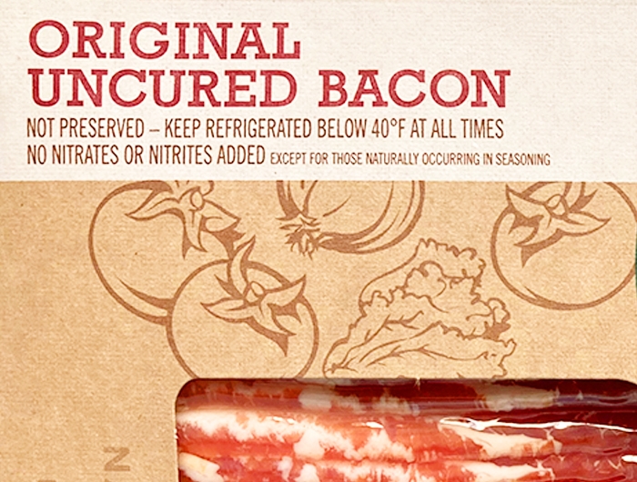 bacon label detail