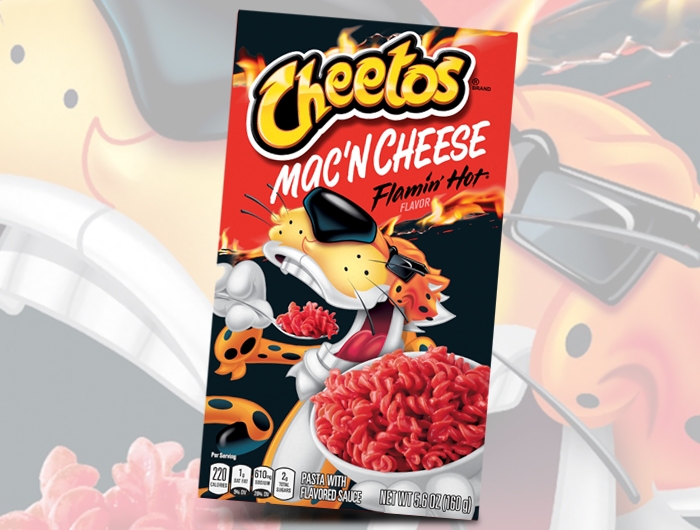 cheetos flamin Hot Mac N Cheese