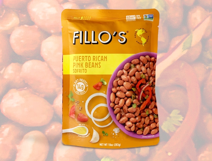 packet of Fillo's Peurto Rican pink beans sofrito