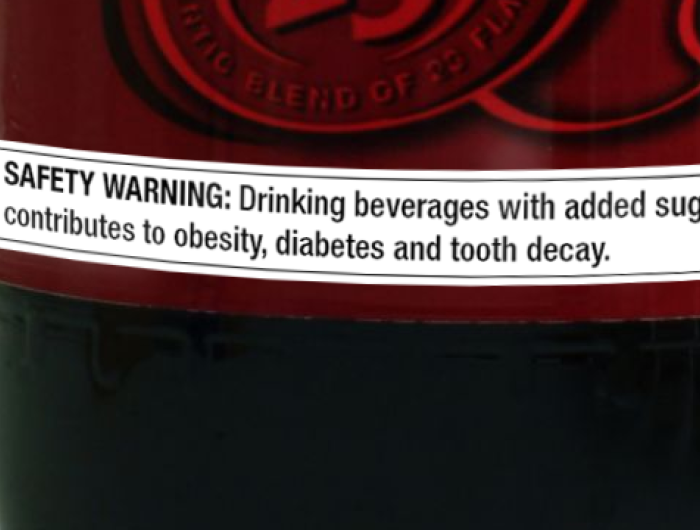 Sugar Drink Warning Label fact sheet
