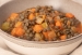 a bowl of french lentil stew