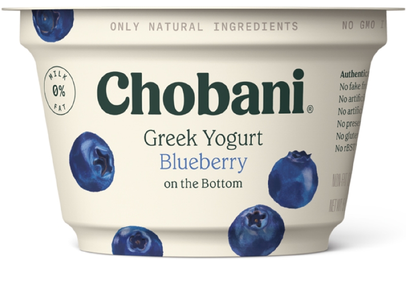 Chobani greek blueberry yogurt