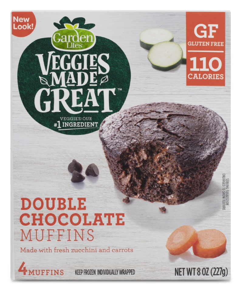 garden lites double chocolate muffins