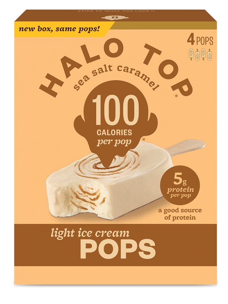 halo top sea salt caramel ice cream pops