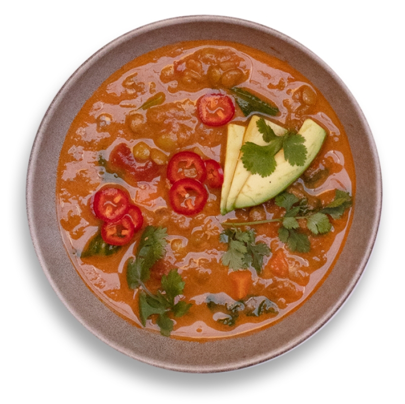 Mexican lentil soup