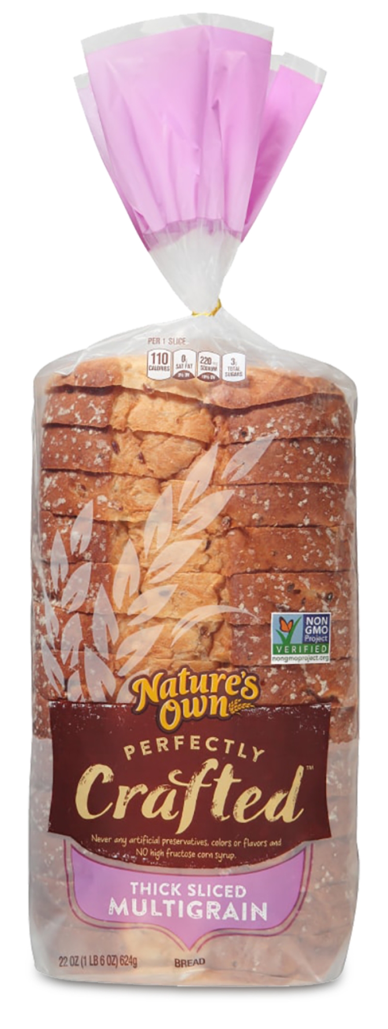 natures Own Perfectly Crafted Thick Sliced Multigrain Bread