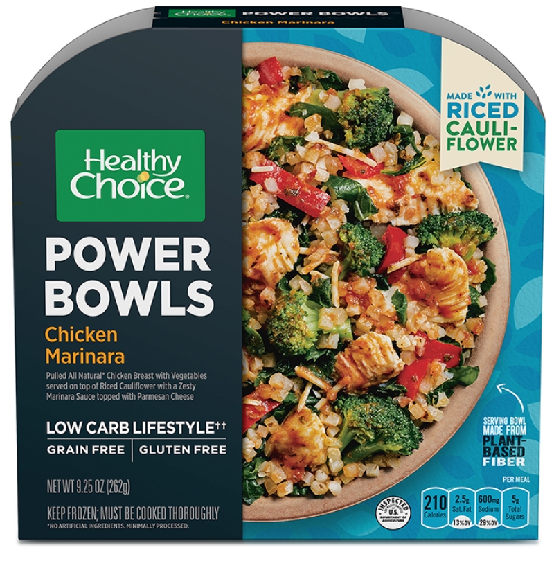 healthy choice chicken marinara power bowl