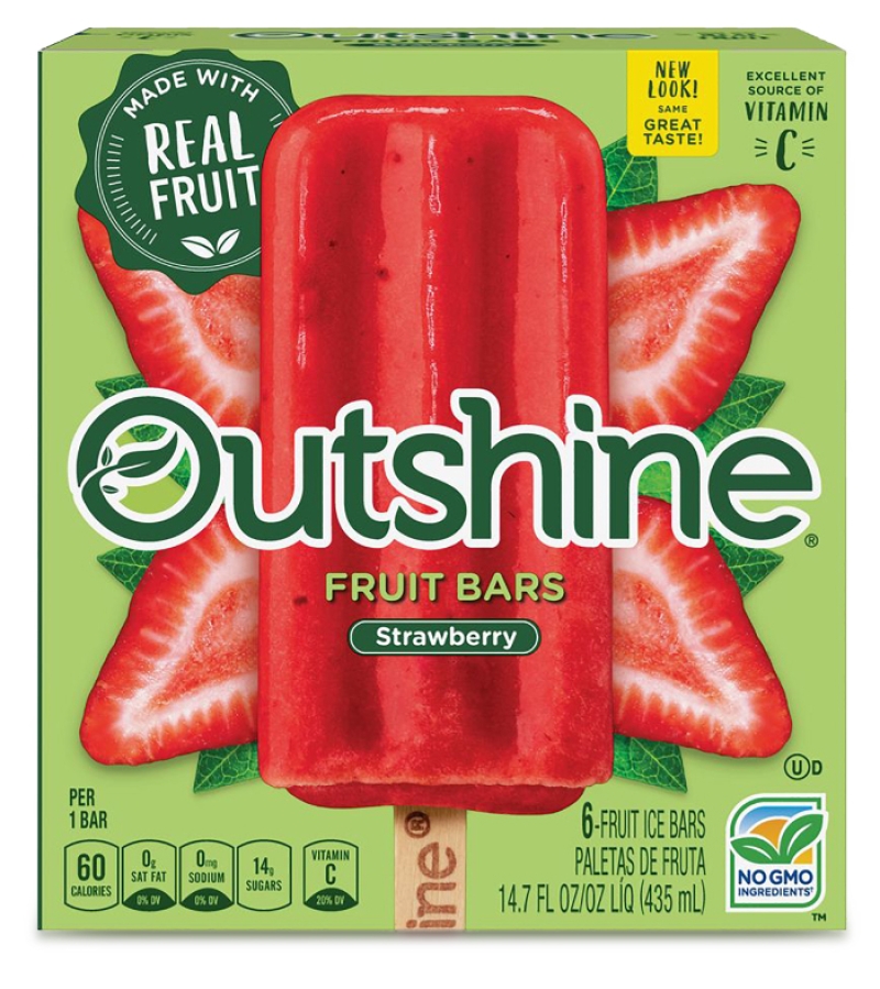 outshine strawberry frozen bars