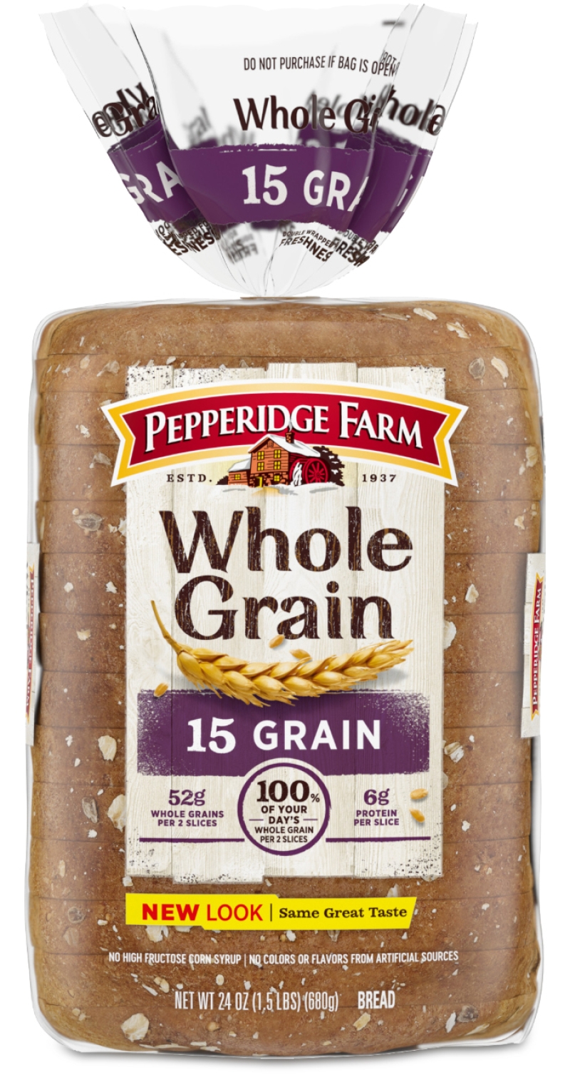 pepperidge farm whole grain 15 grain bread