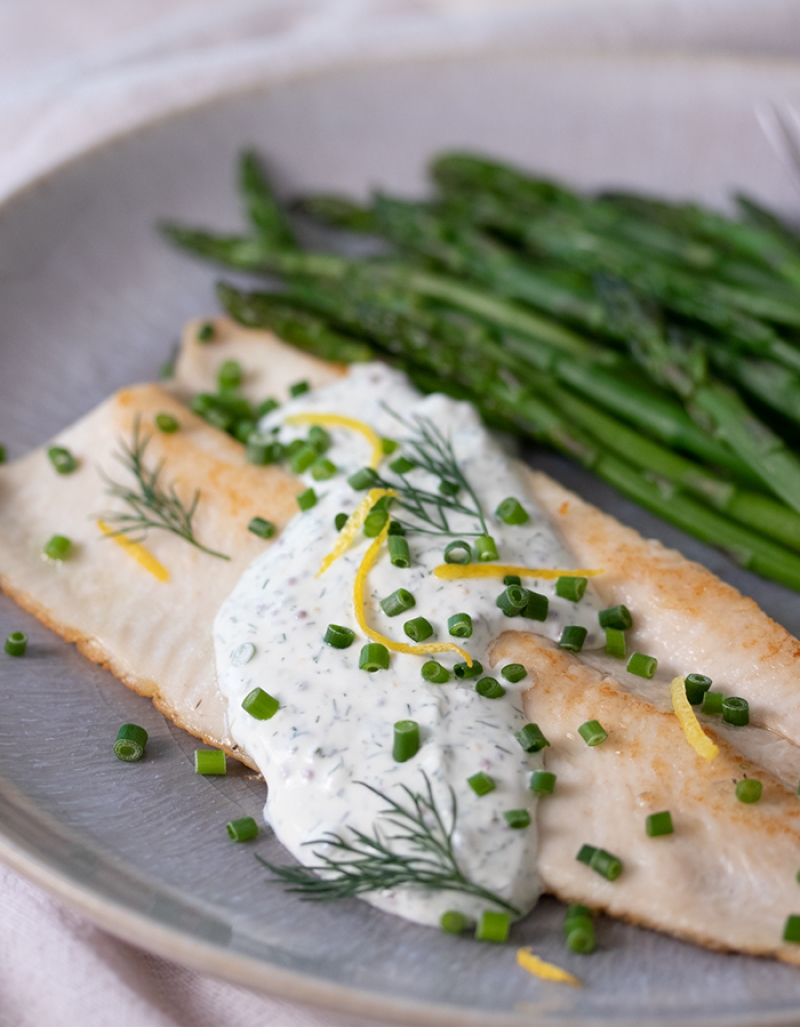trout with dill sauce