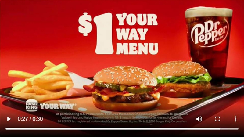 Burger King ad