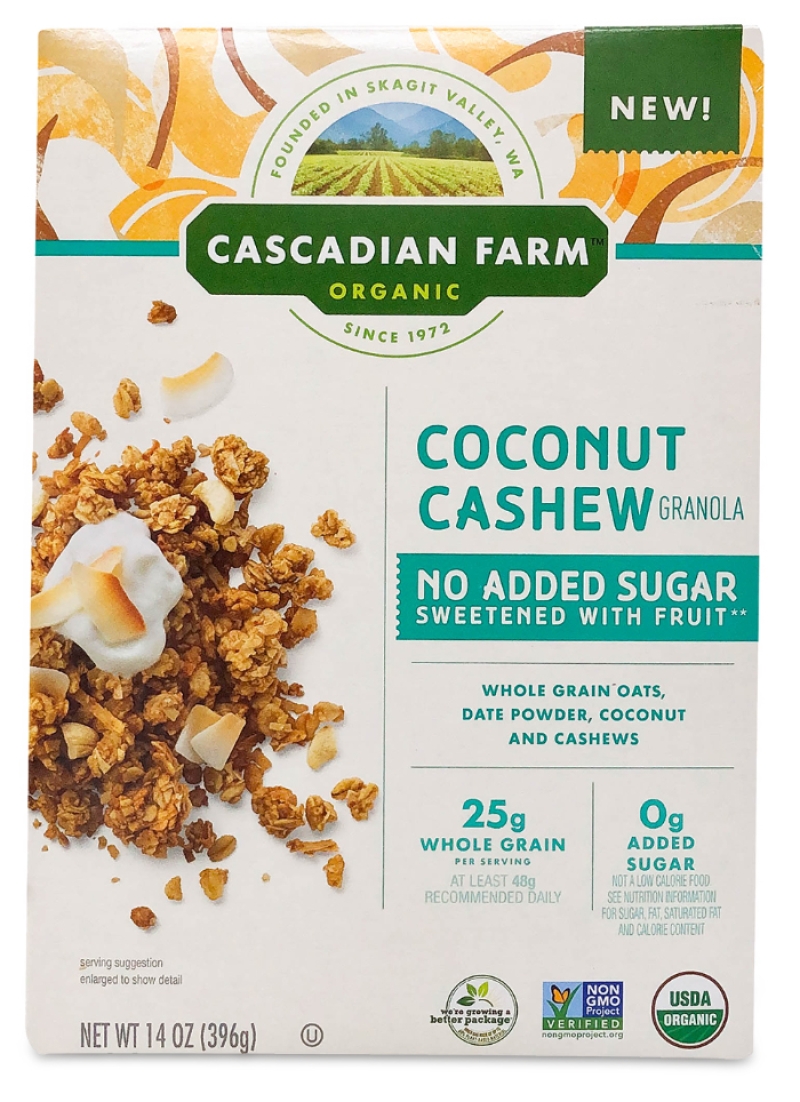 cascadian farm coconut cashew granola