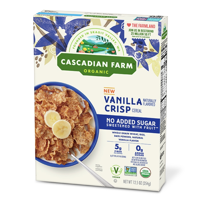 Cascadian Farm Vanilla Crisp cereal