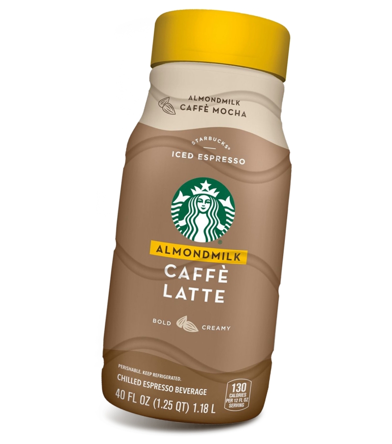 Starbucks almond Milk Caffe Latte