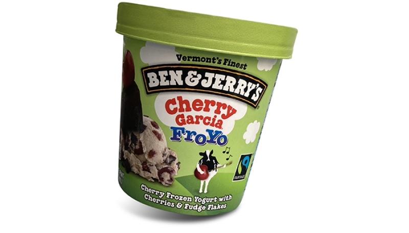 Ben and Jerrys Cherry Garcia Frozen Yogurt