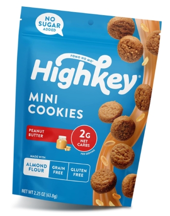 HighKey Mini Cookies peanut butter