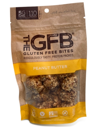 the GFB peanut butter gluten free bites