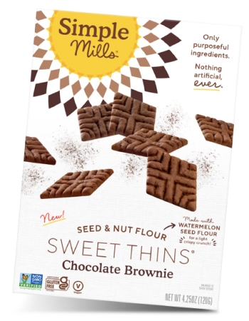 simple mills sweet thins chocolate brownie sweet thins