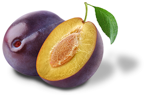 a plum