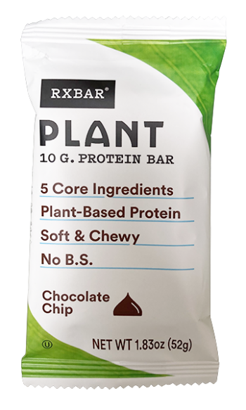 chocolate chip RXBAR Plant bar