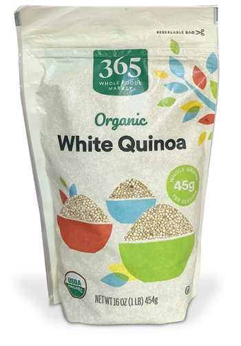 bag of 365 Organic White Quinoa